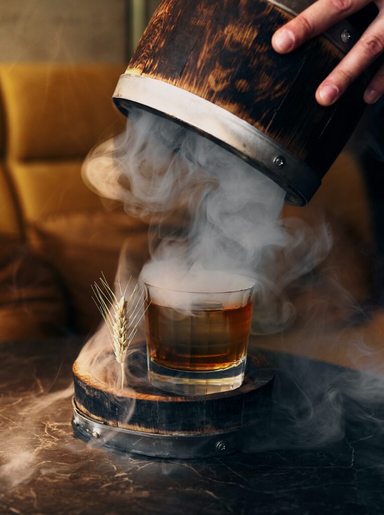 smoked beverage