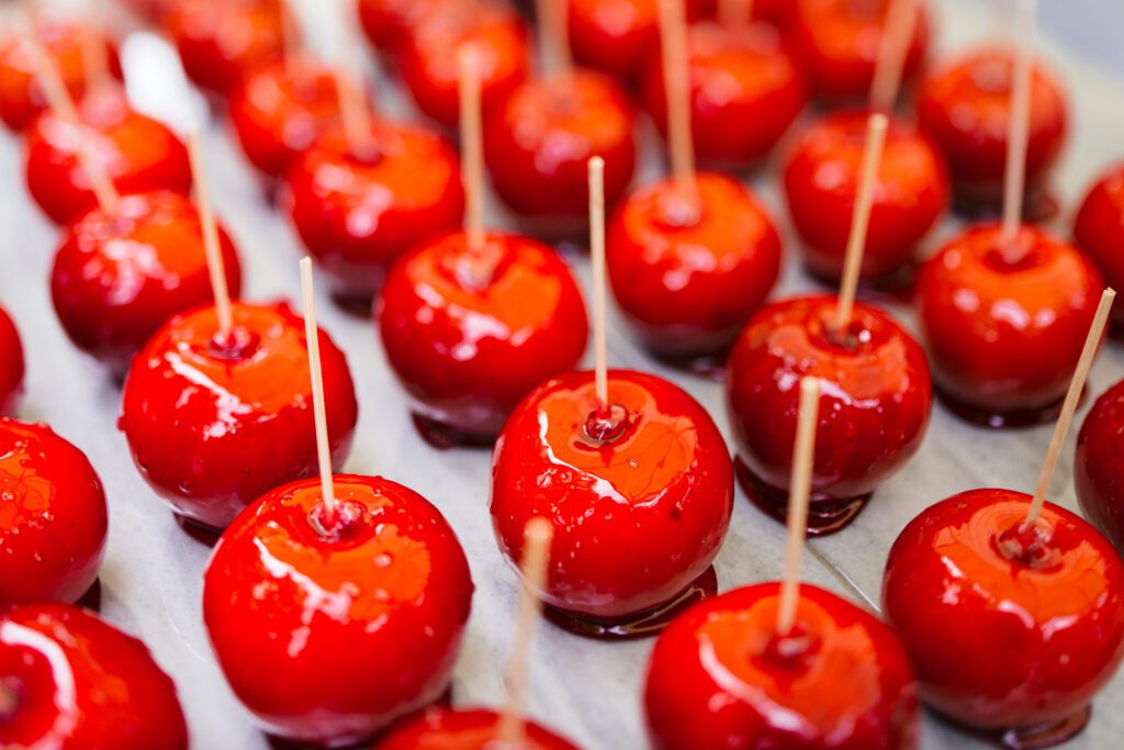 caramel apples