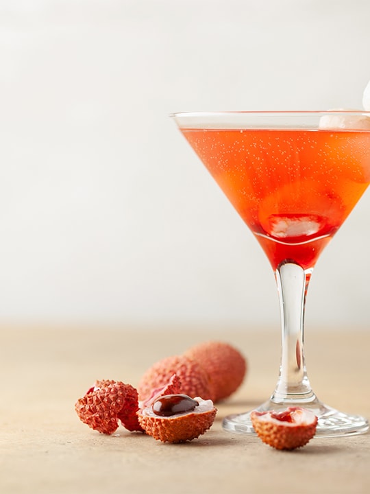 Berries in a cocktail for a taste adventure
