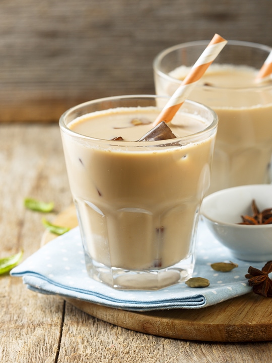 Iced coffee drink as a wellness food