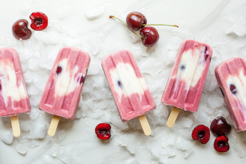 Noticeable taste dessert creations example of fruit and cream popsicles
