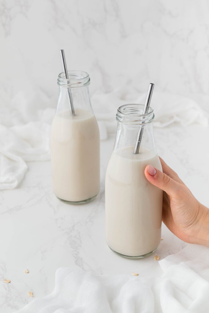 Ice cream flavoring for milk in a bottle