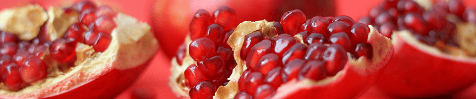 Flavoring for wellness using fresh fruit like pomegranate