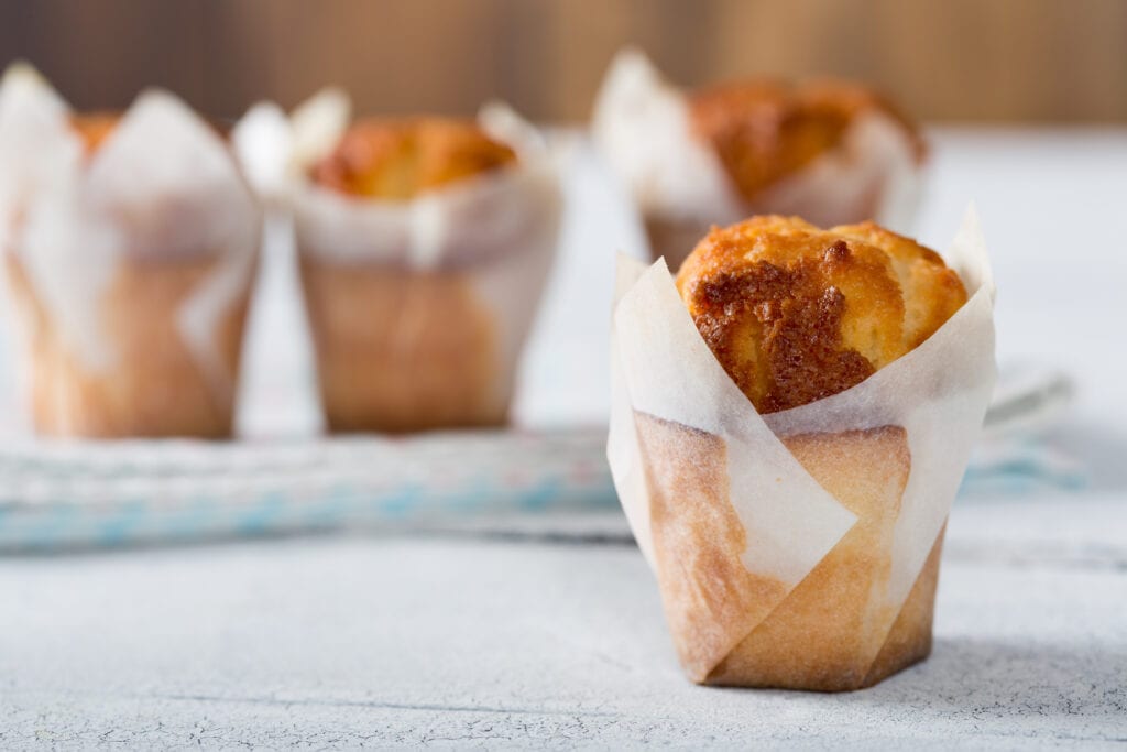 Tea flavoring in baked muffins